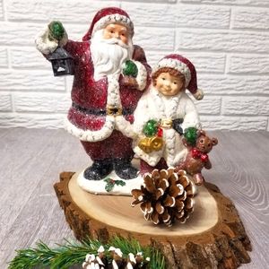 Santa/child Holiday decor